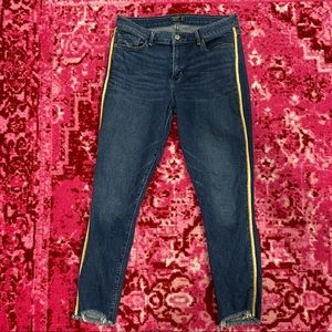 Abercrombie Harper Low Rise Skinny Ankle Jeans